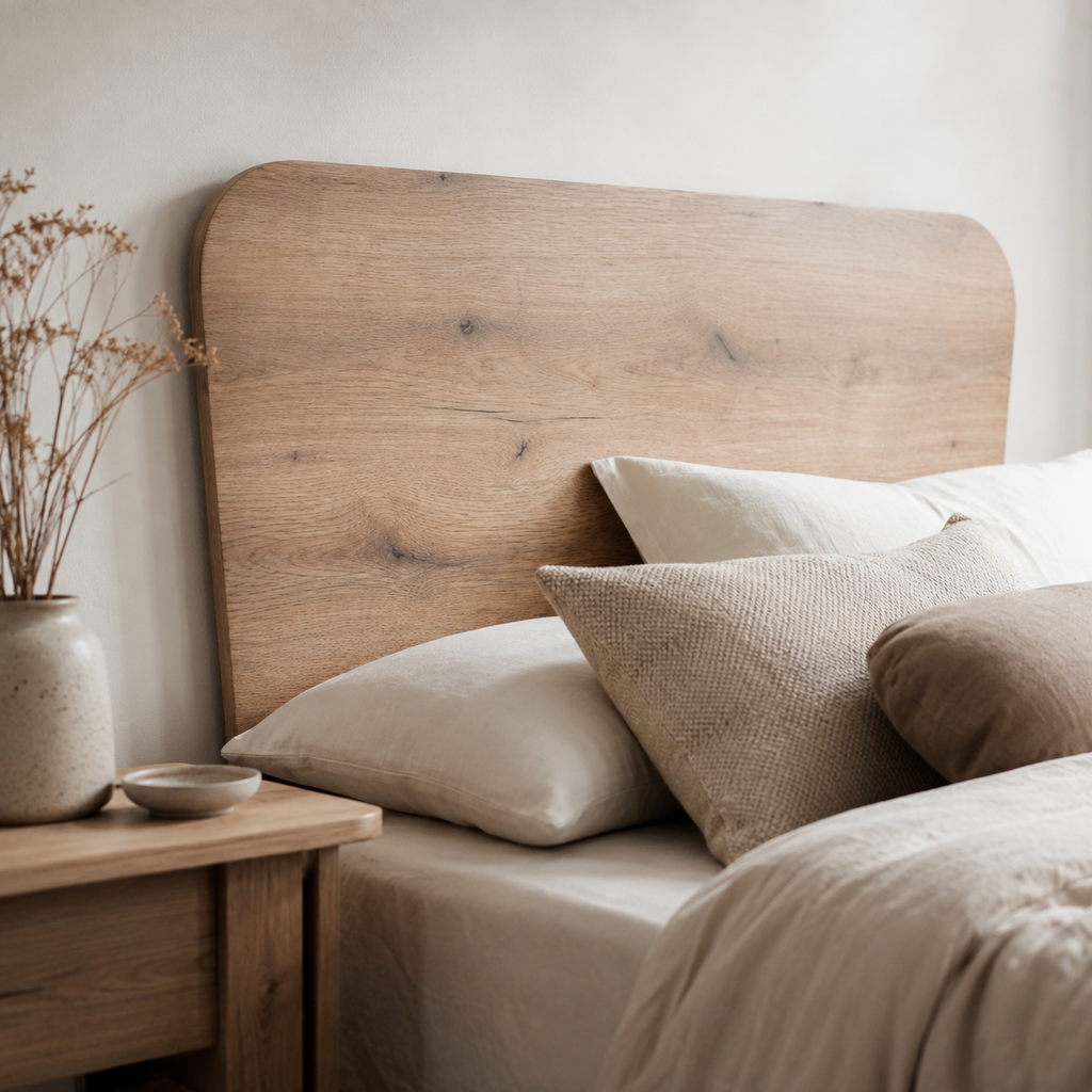 GENUINE WOOD HEADBOARD 105 cm