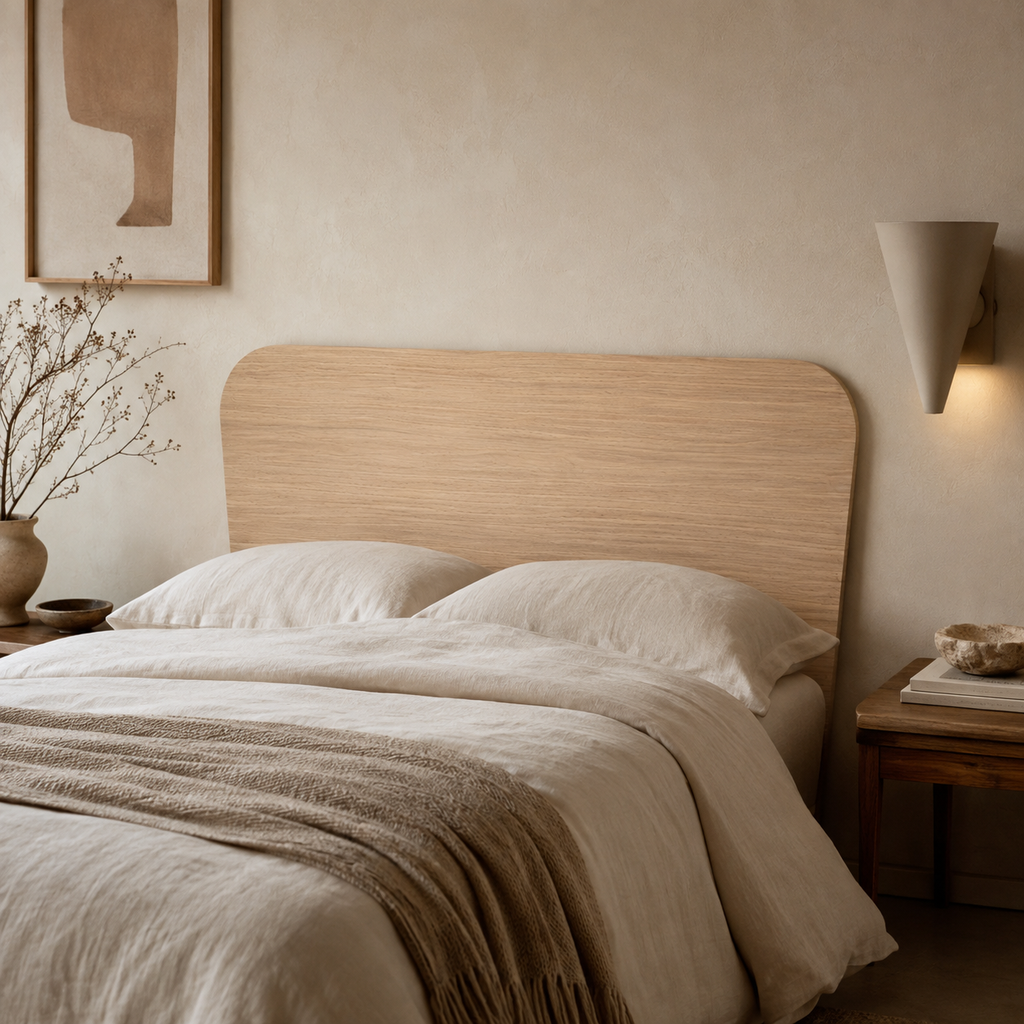 GENUINE WOOD HEADBOARD 105 cm