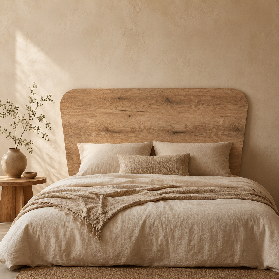 GENUINE Wooden Headboard 150 cm
