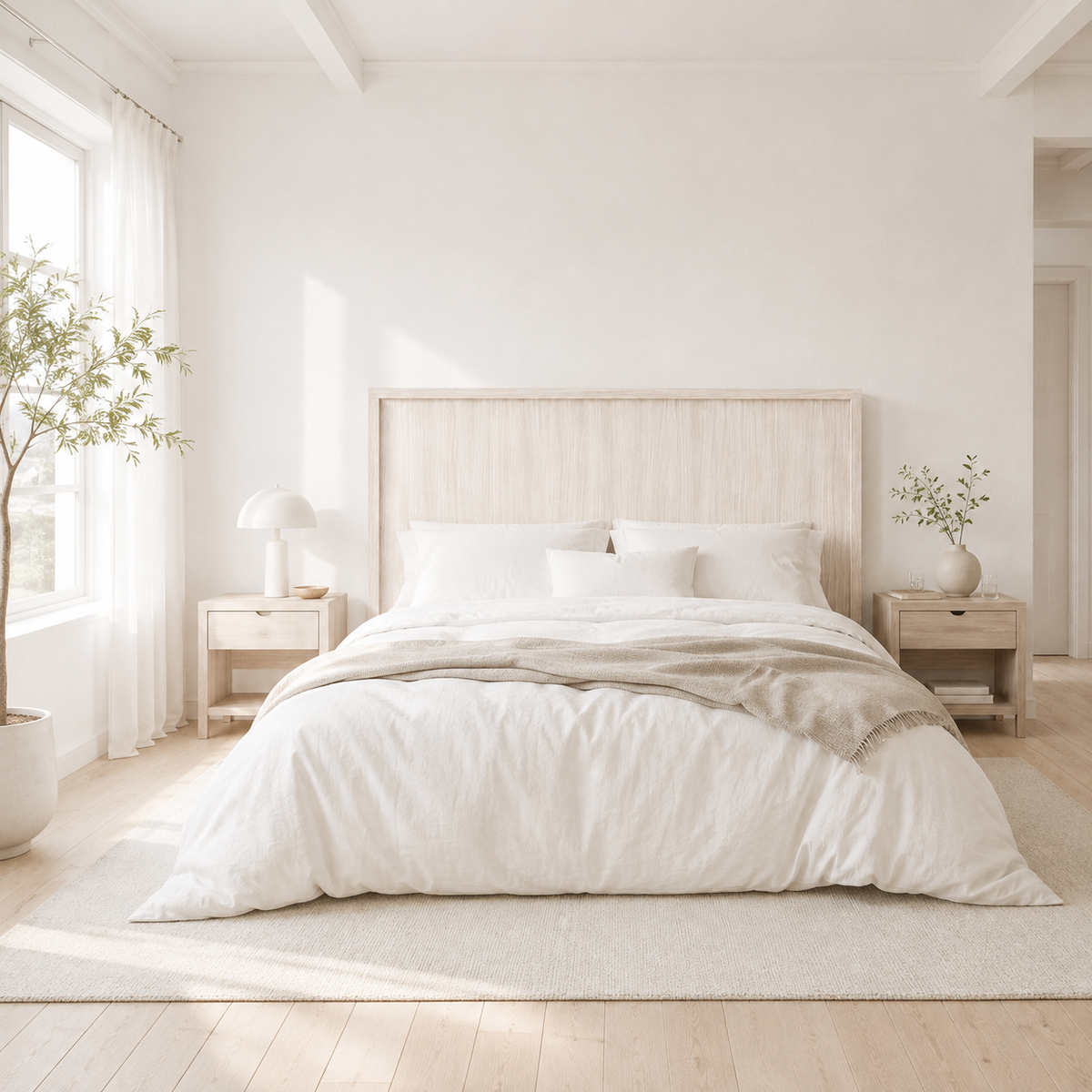 KUBIK 105 cm WOOD HEADBOARD
