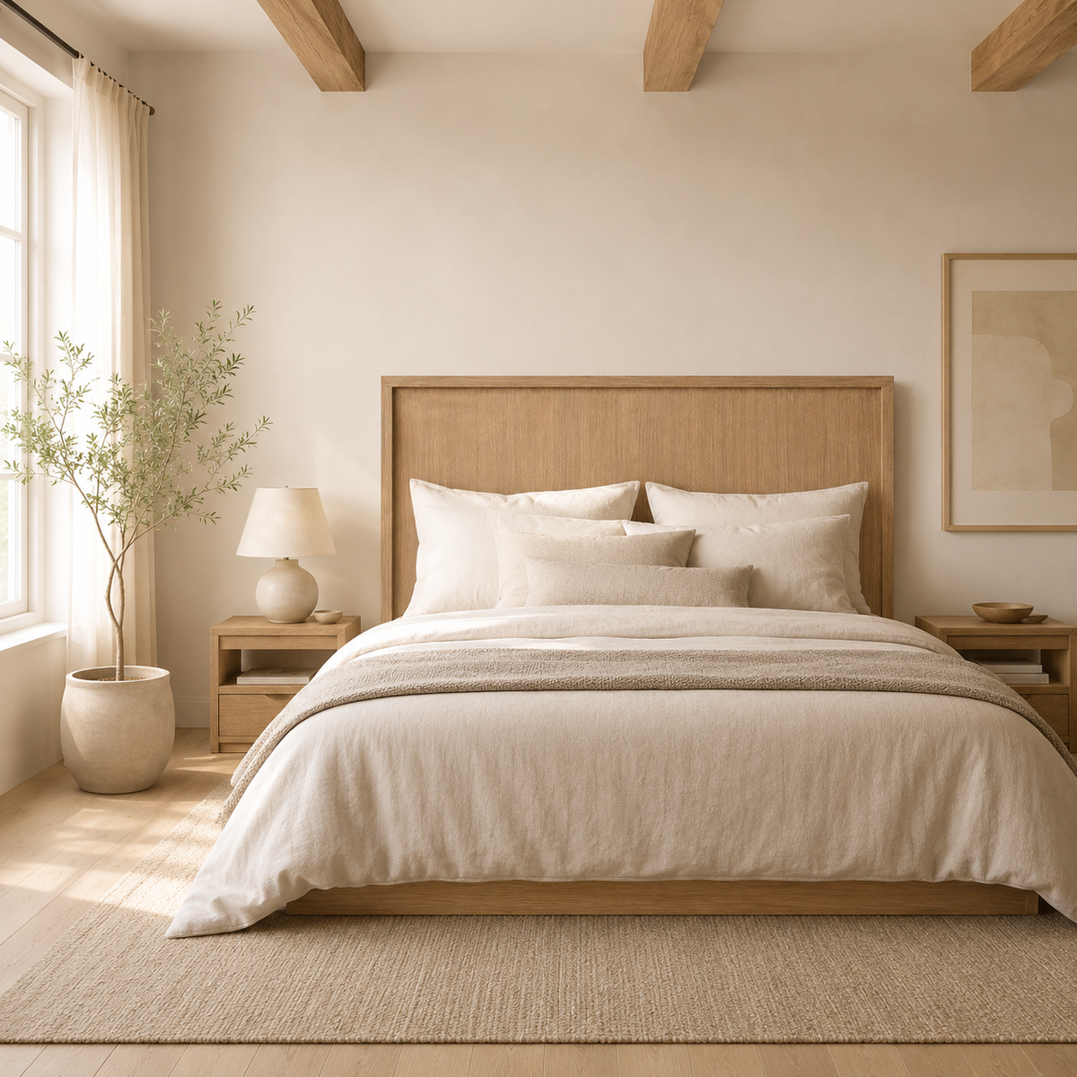KUBIK Wooden Headboard 180 cm