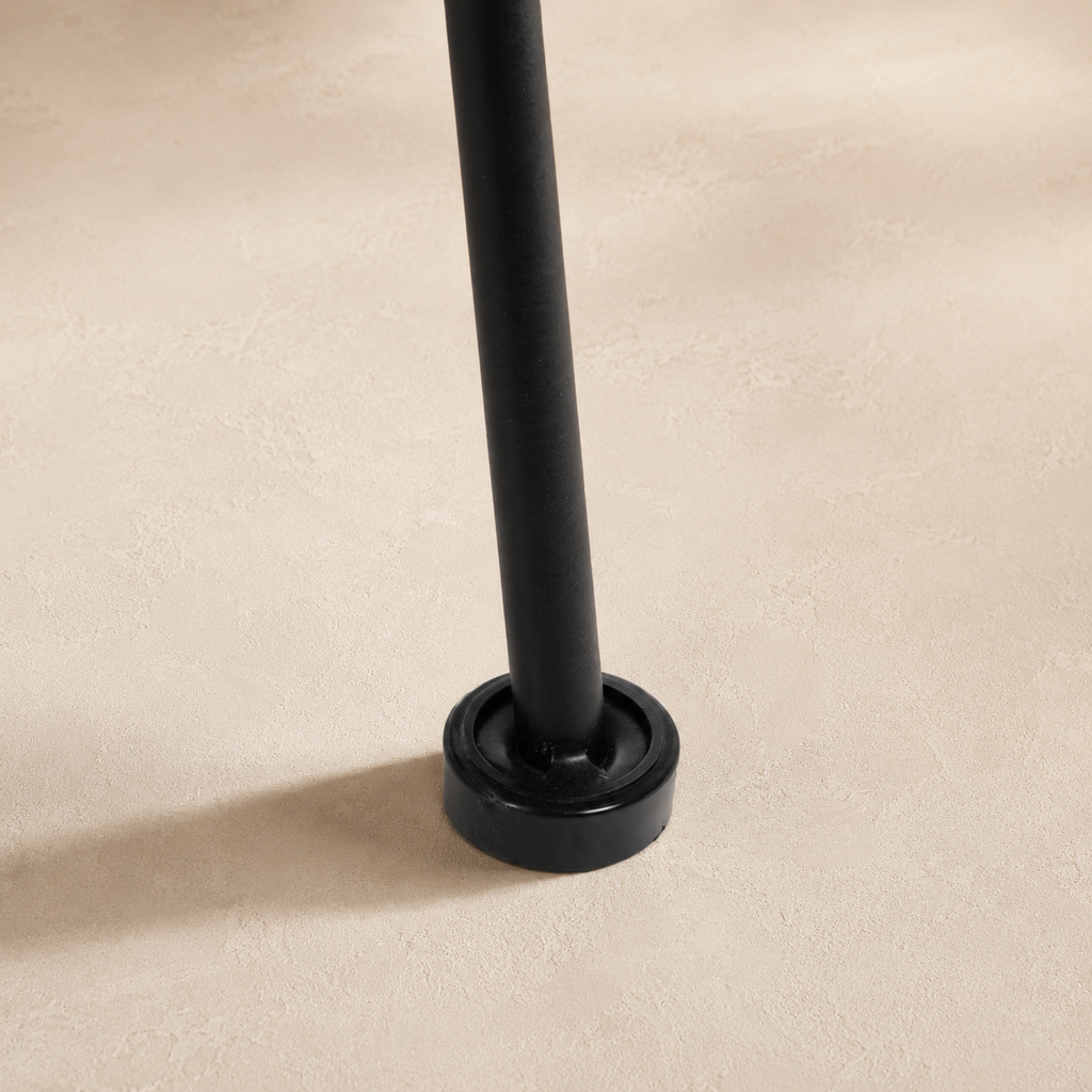 Silla de comedor para interior y exterior, estructura de acero