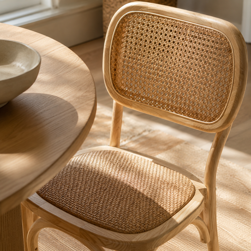 Silla de comedor de madera