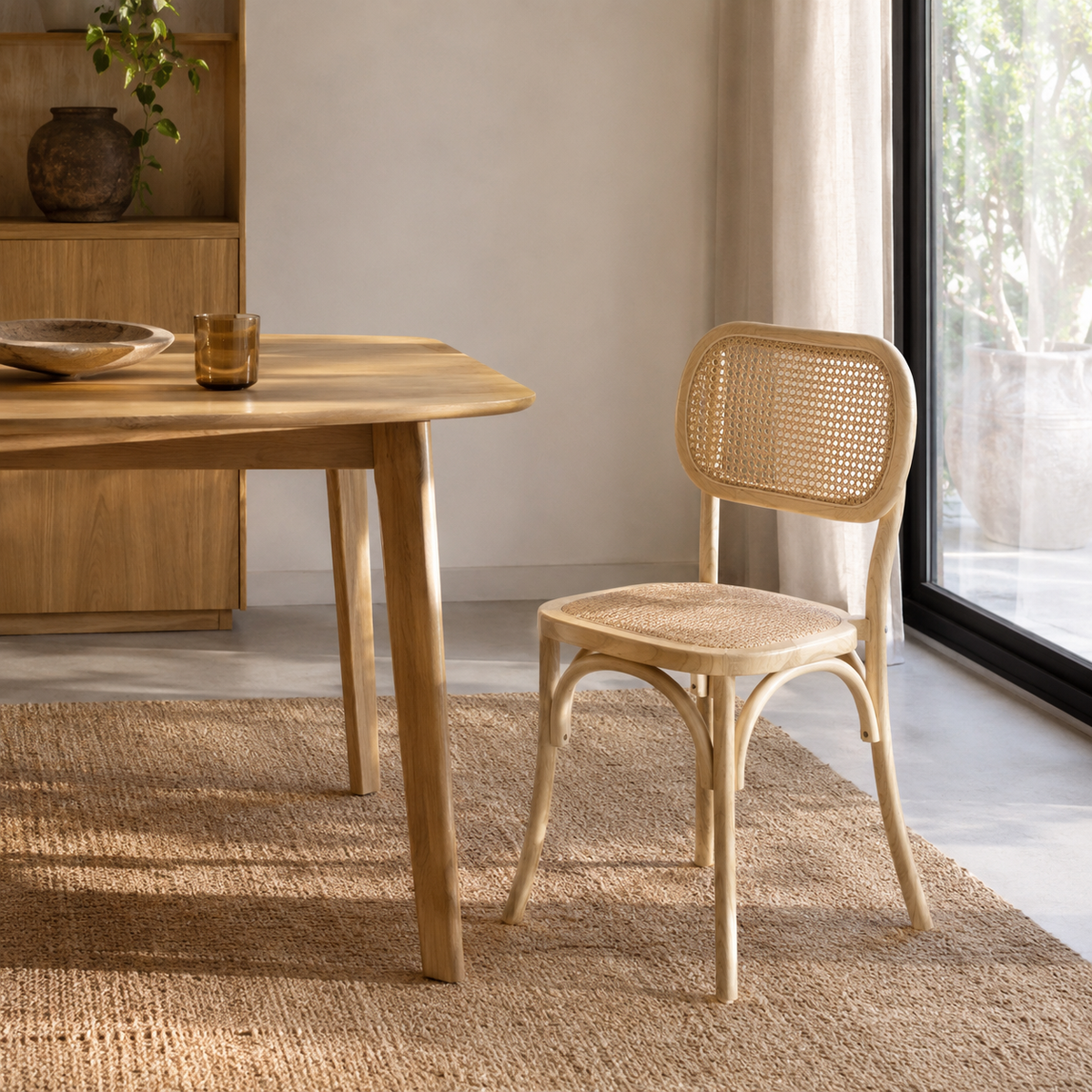 Silla de comedor de madera