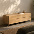Mueble TV Costera 1 hueco, madera, 160 × 46 cm