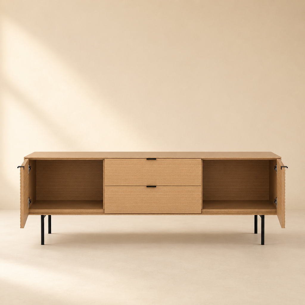 Oak TV stand 160 cm