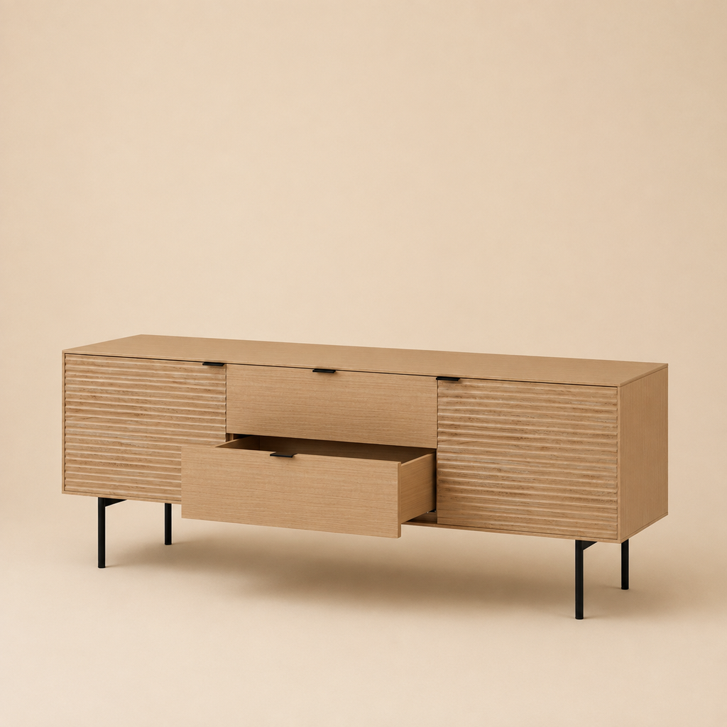 Oak TV stand 160 cm