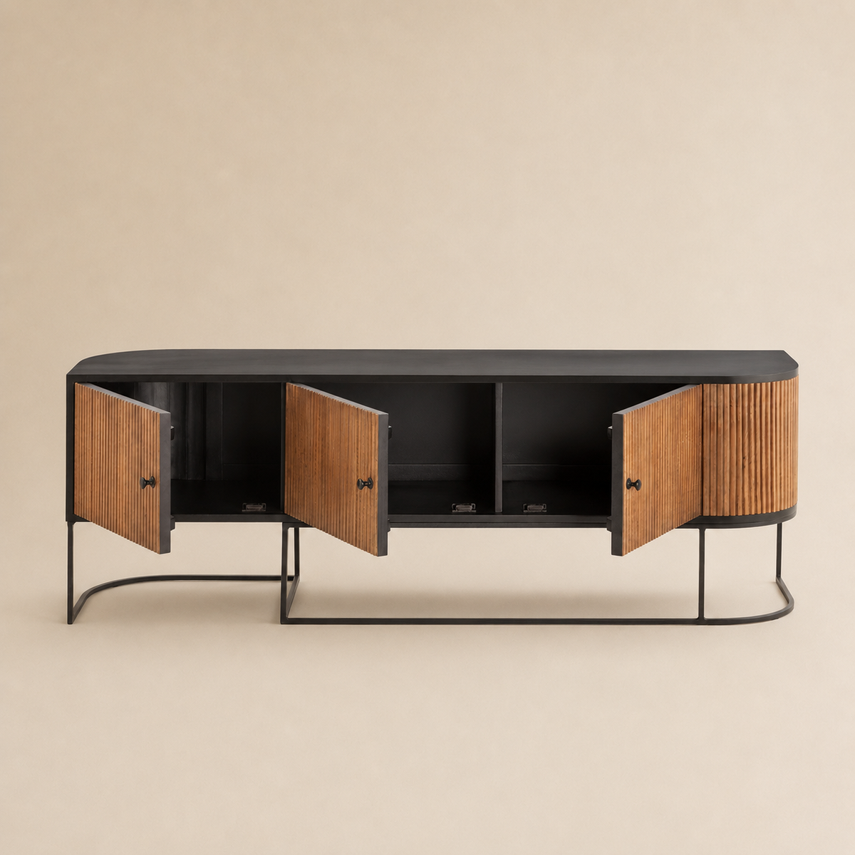 Mueble TV Garbí 160 cm 3 puertas